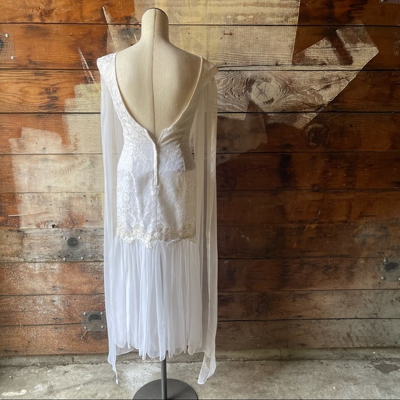 Gunne Sax Vintage 80’s does 1920’s Fitted Gown - Picture 7 of 9